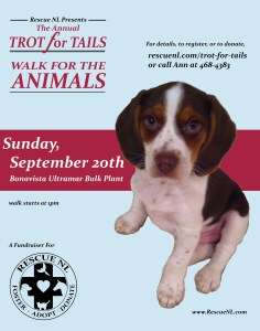 Trot for Tails Poster - Bonavista Rev2